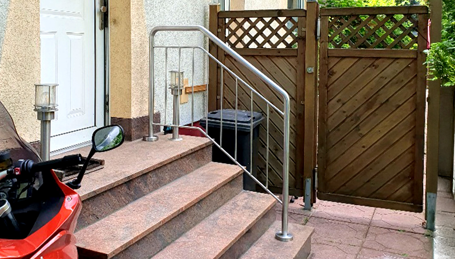 Roestvrijstalen trapbalustrade FA bar infill 