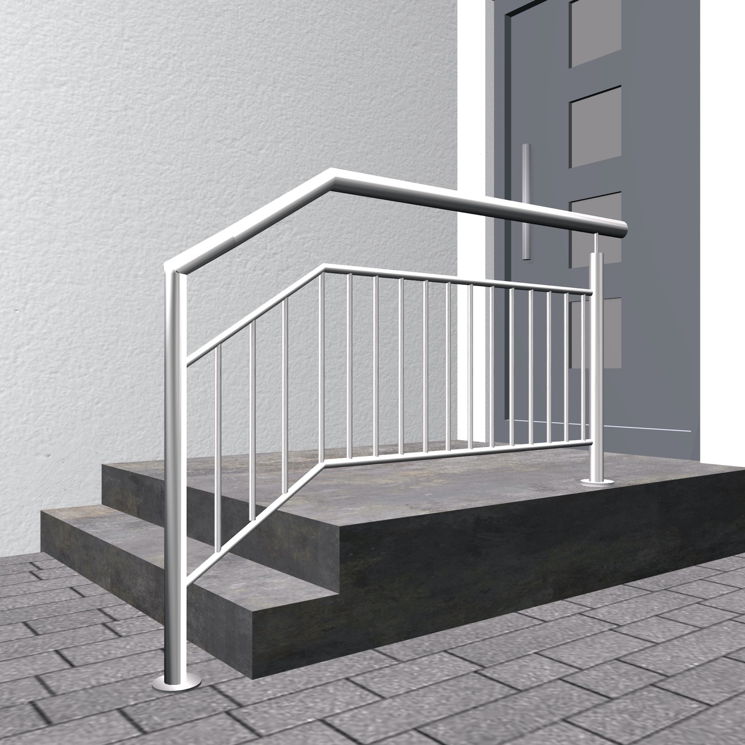 Roestvrijstalen trapbalustrade FAS-CL staafvulling 