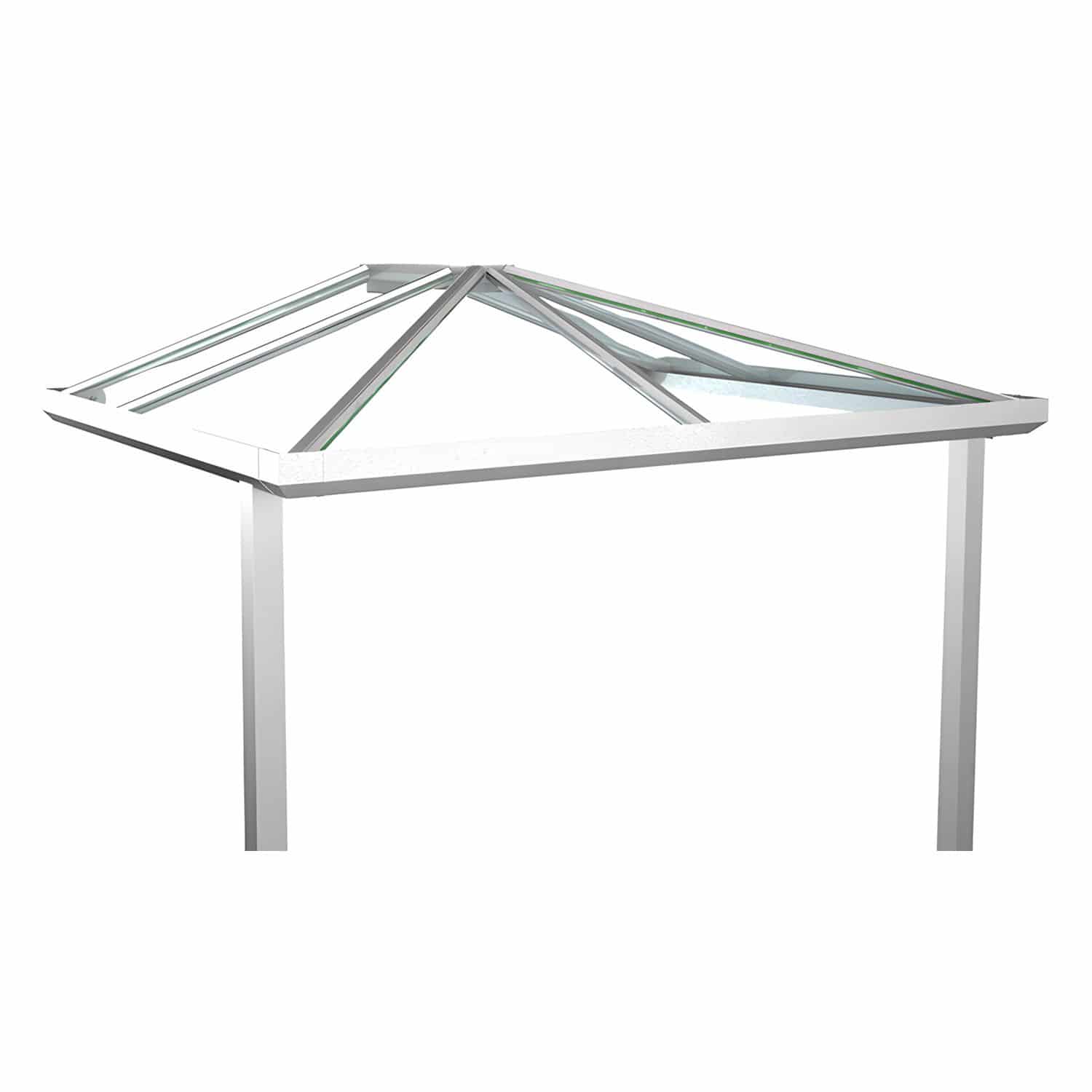 Vordach Aluminium Corall 5 Acrylglas