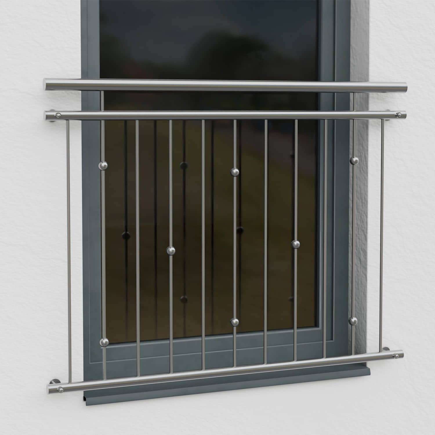 Frans Balkon roestvrijstalen Ballen Offset 