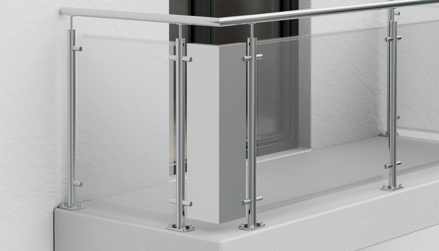 Hoekelement aluminium massieve plaat