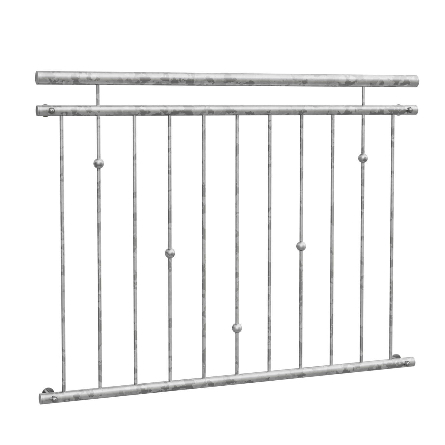 Frans balkon verzinkt V-ballen