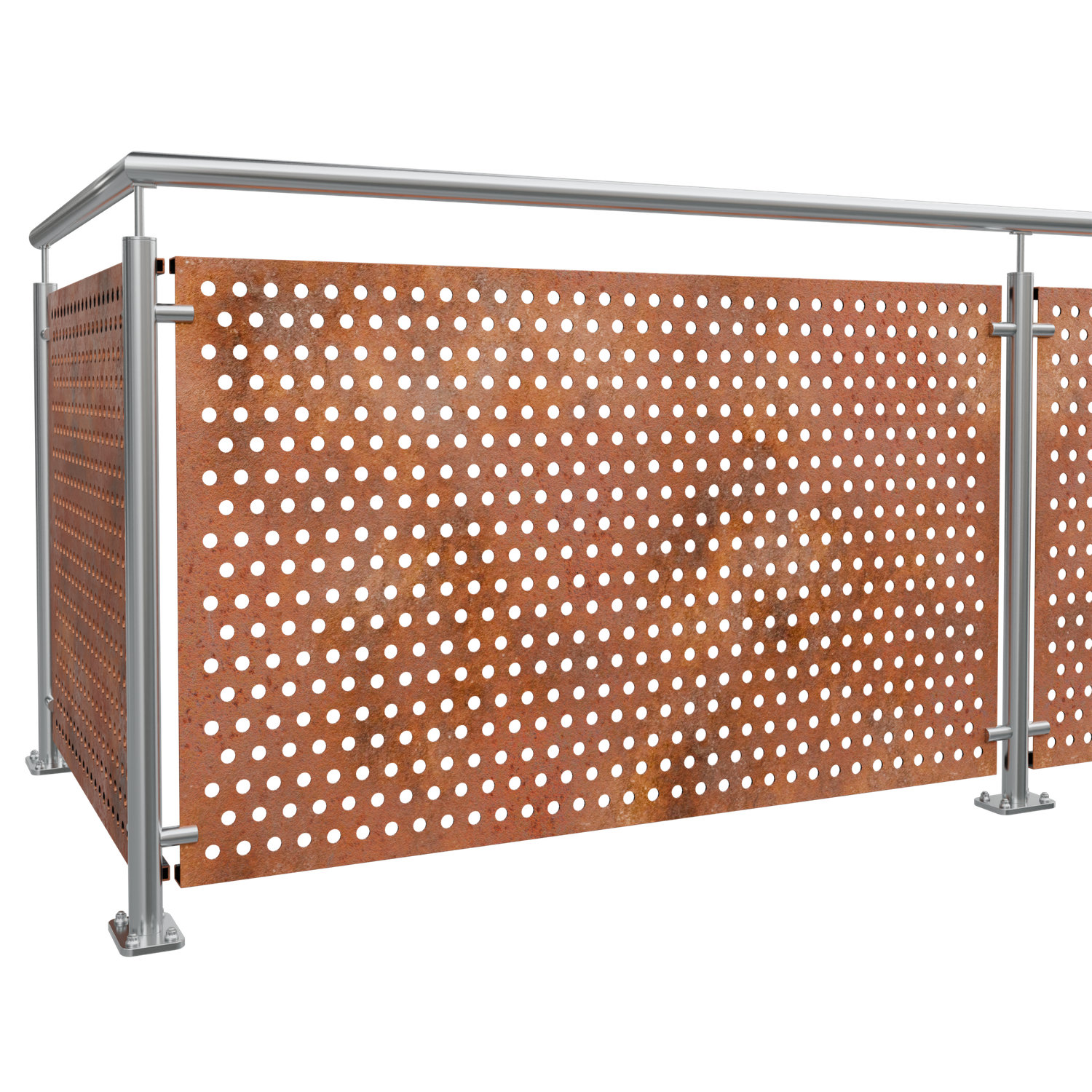 Cortenstaal Balkonbekleding RL VE