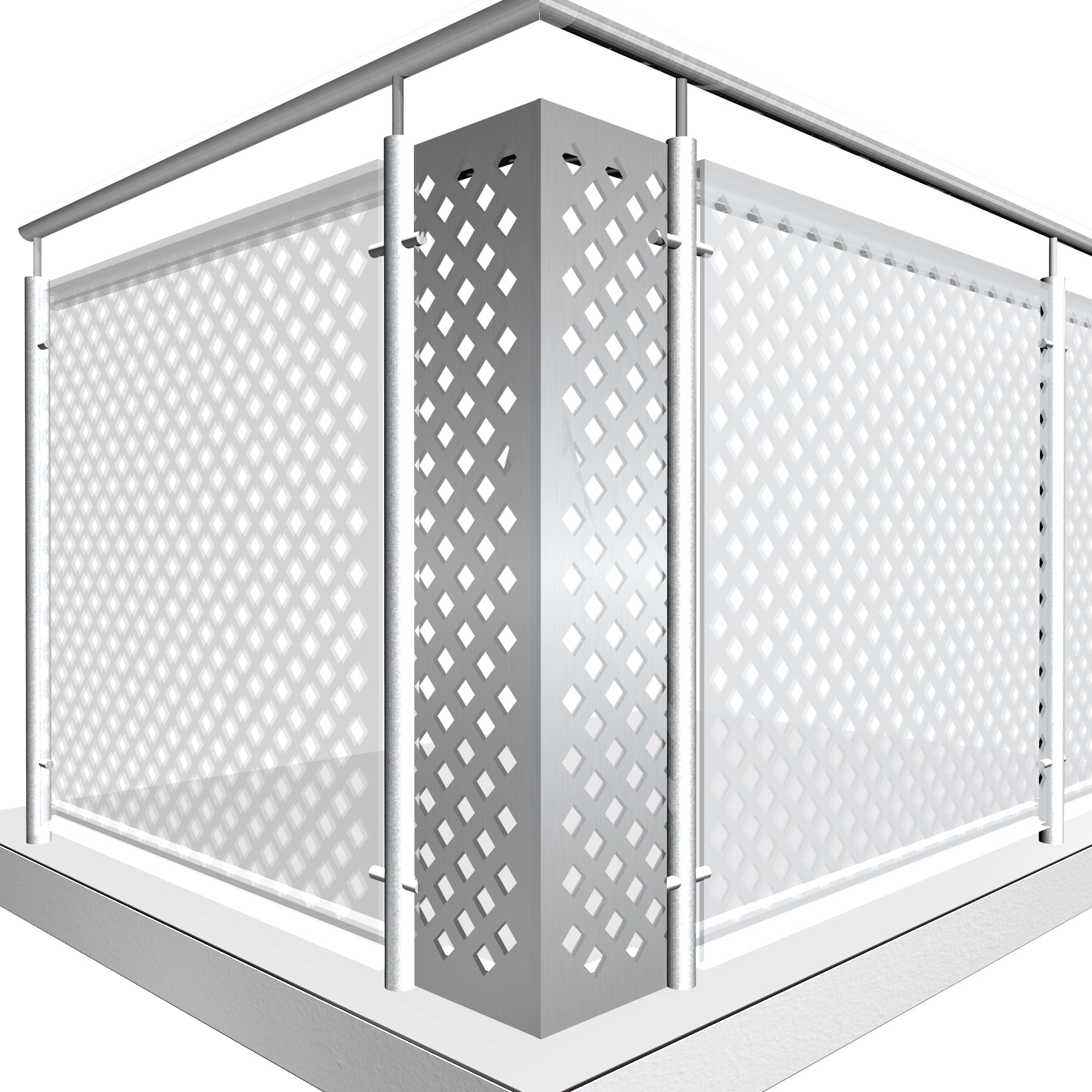 Hoekelement aluminium QL DI VE