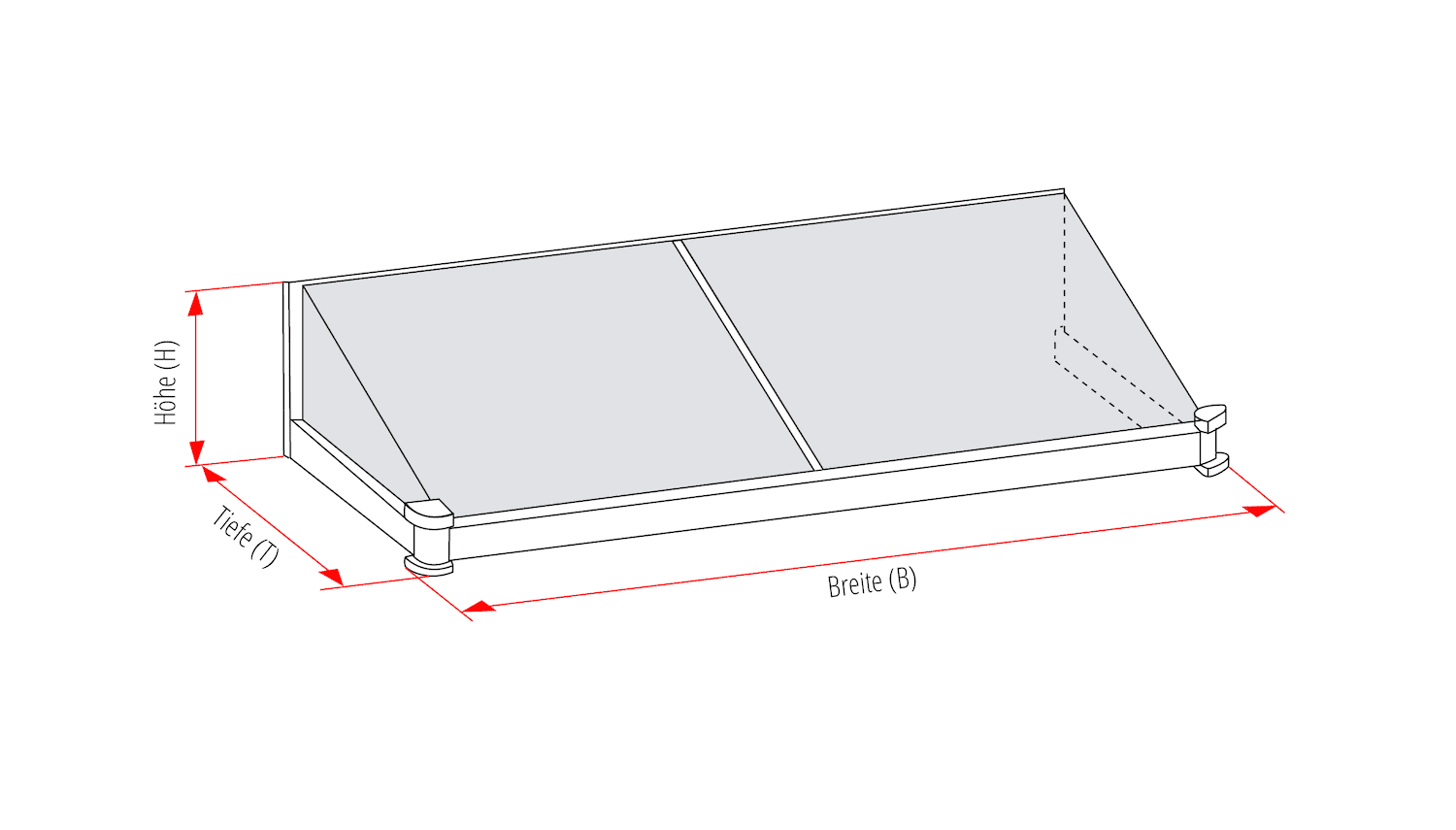 Aluminium luifel PRI-MO