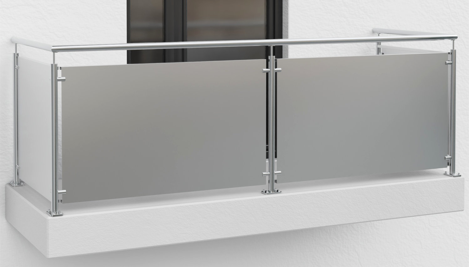 Balkonbekleding aluminium massieve plaat