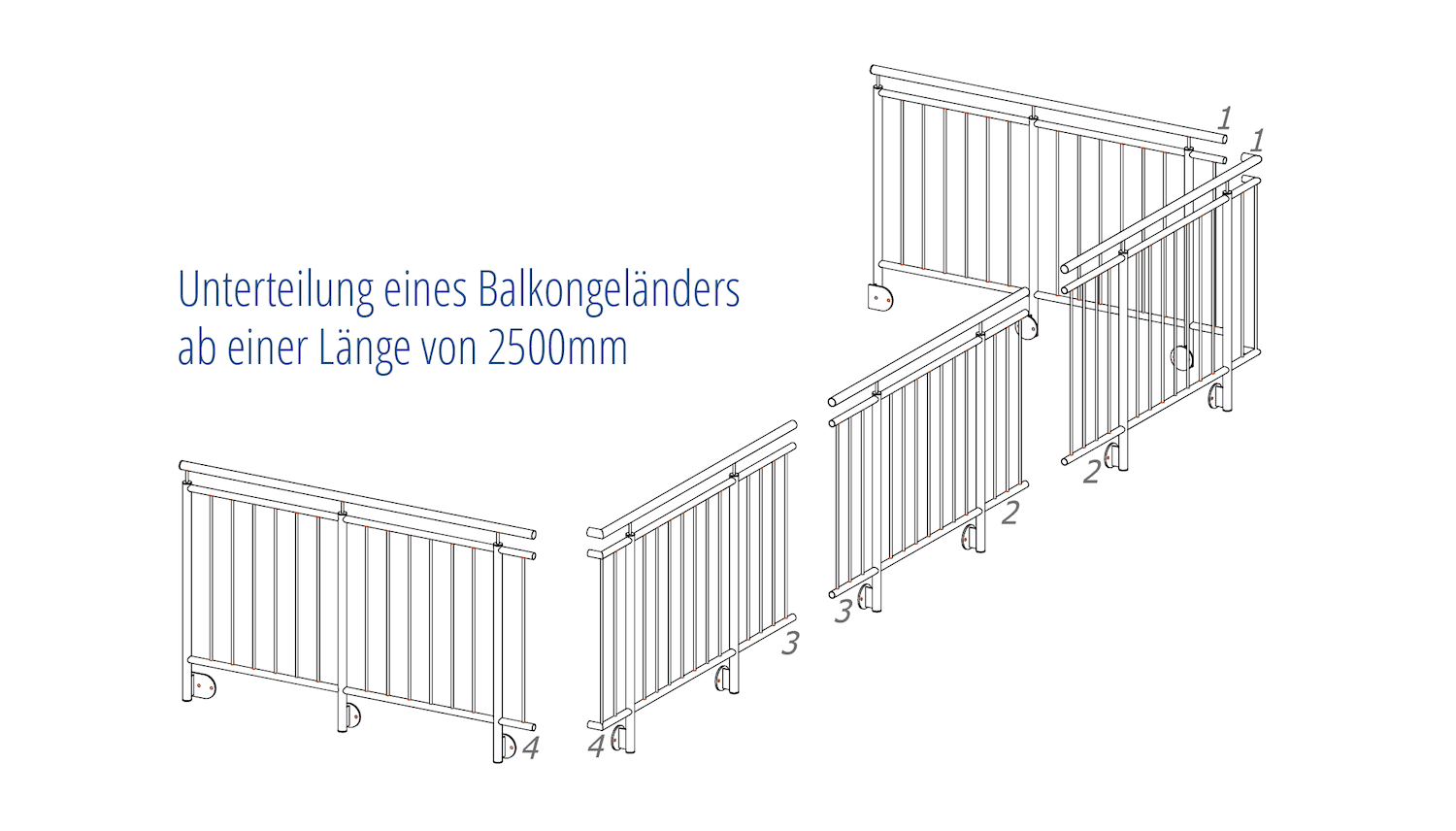 Balkonhek verzinkt 6-hoekig ornament