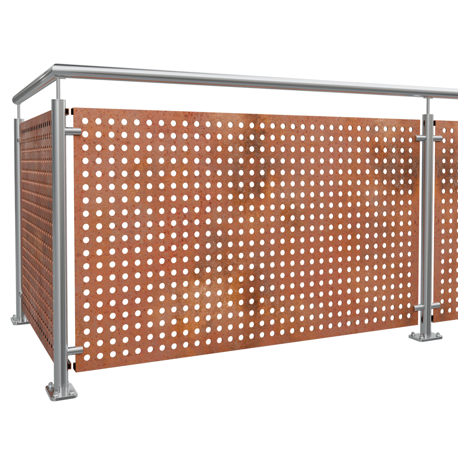 Cortenstaal Balkonbekleding RL GE