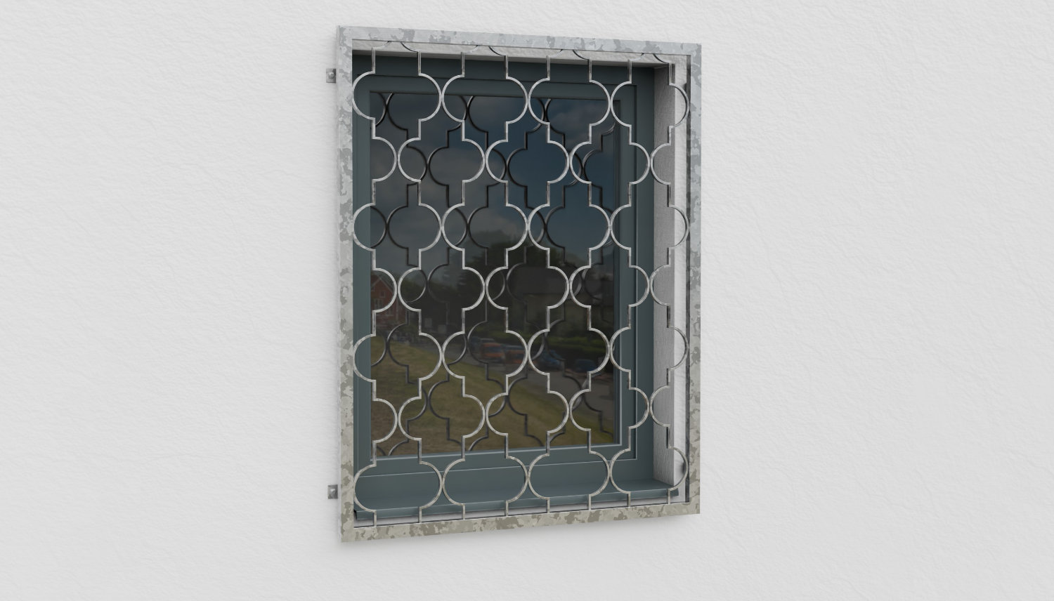Verzinkt traliewerk Rhombus Classic