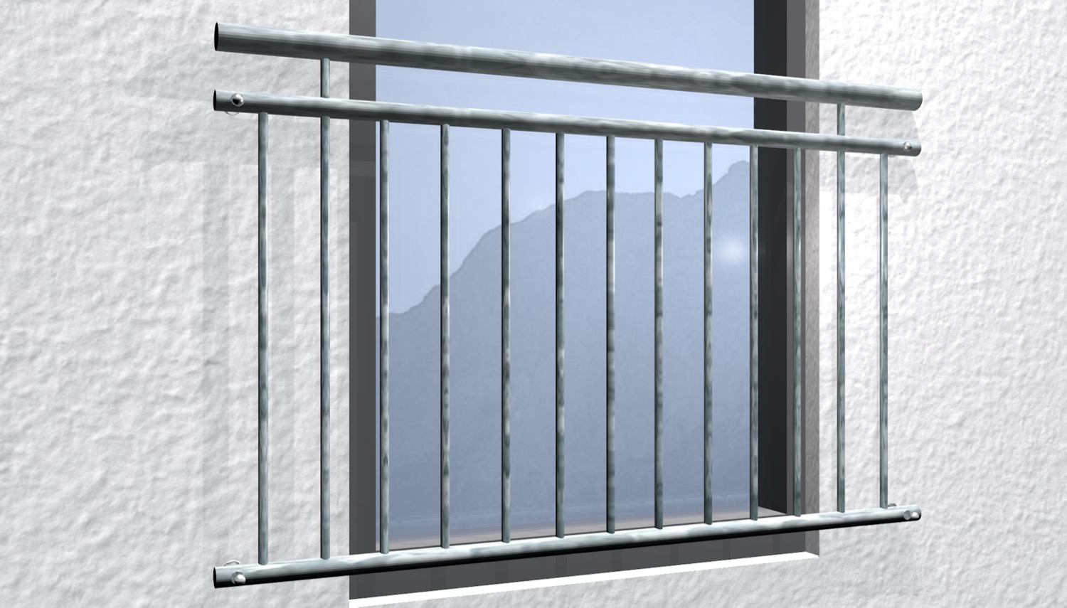 Frans balkon verzinkt Standaard