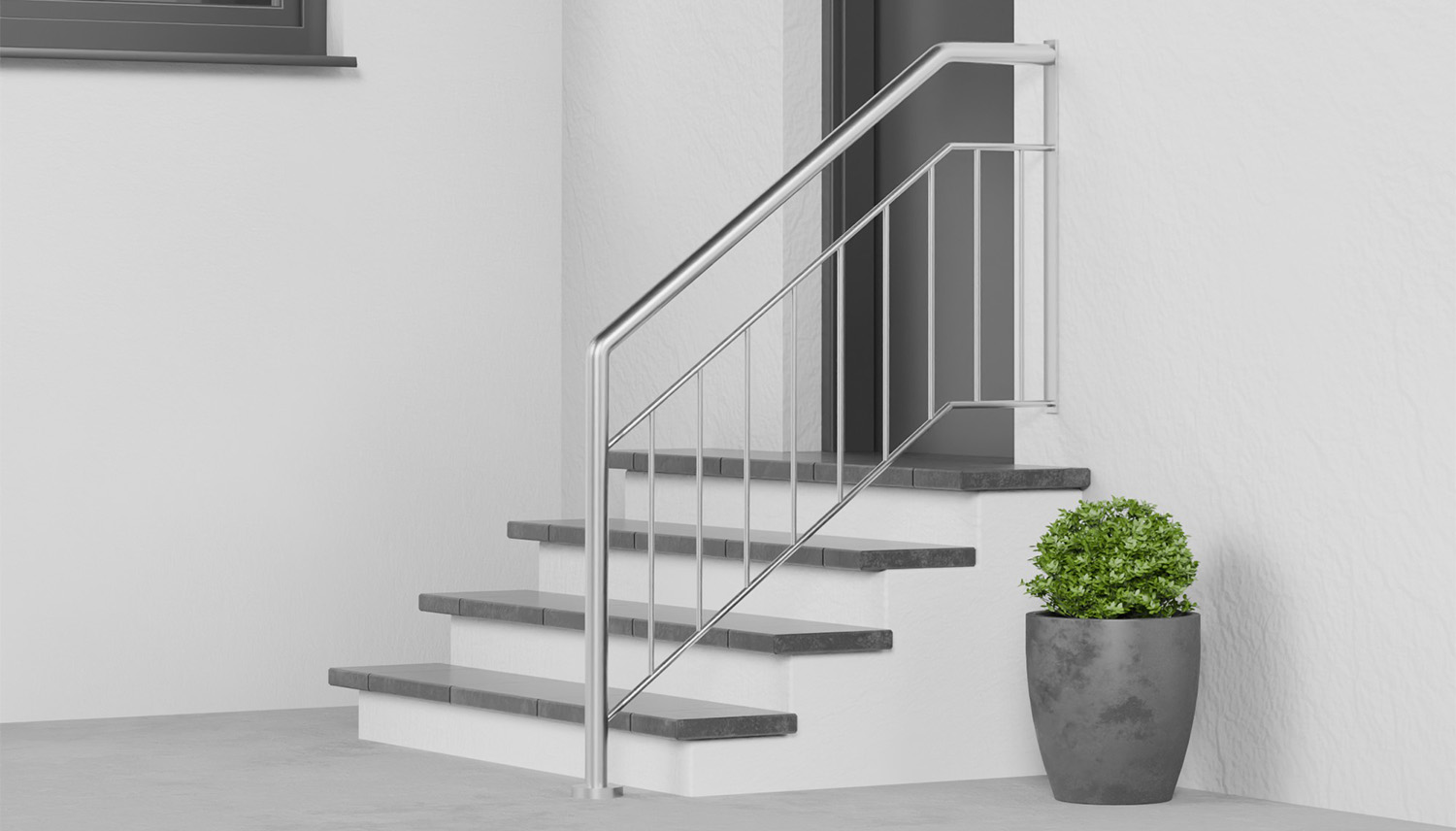 Trapbalustrade roestvrij staal WT Bar het vullen 