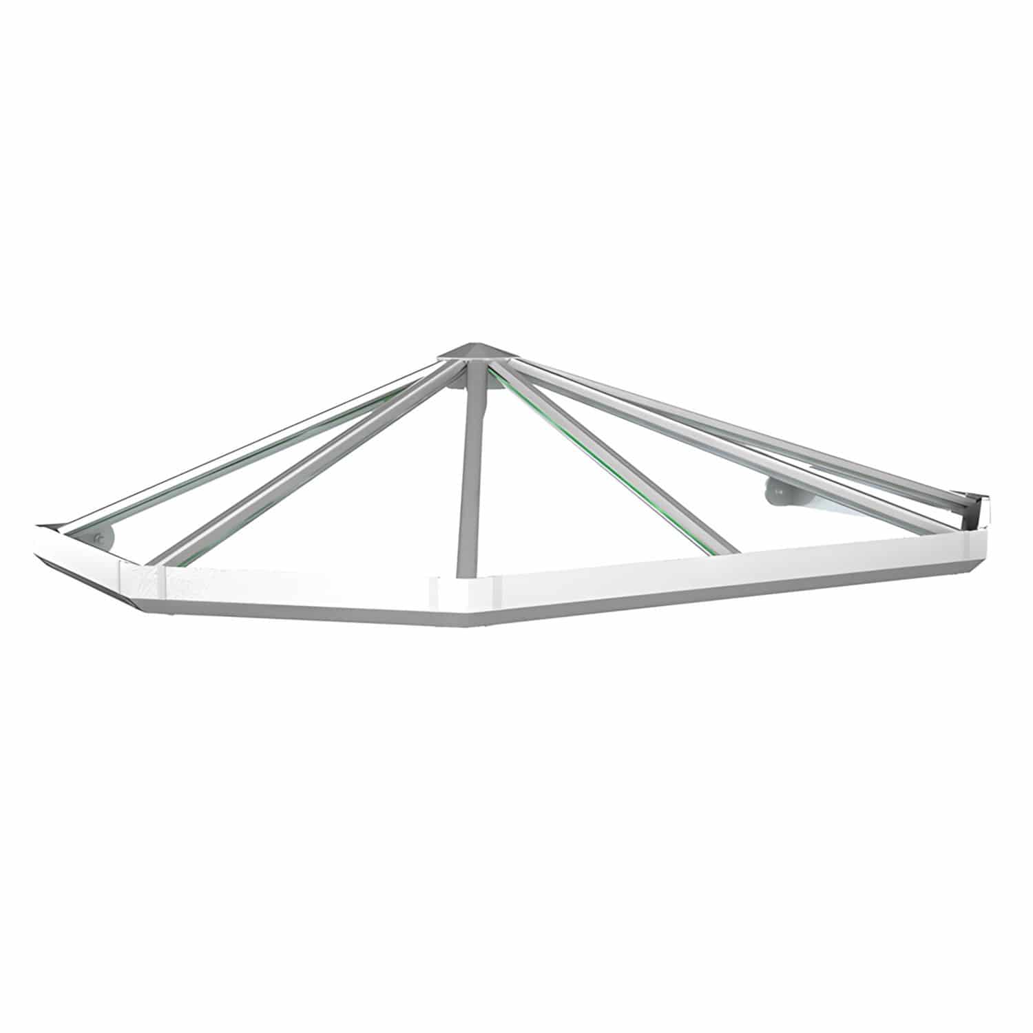 Vordach Aluminium Jade 1 Acrylglas