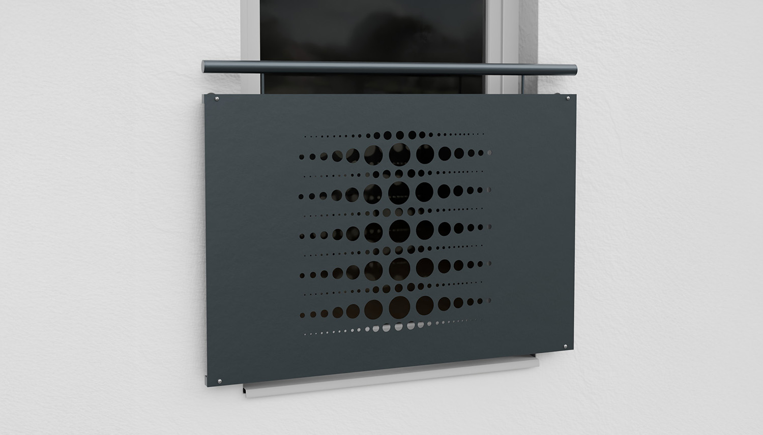 Frans Balkon Verzinkt Design Blad Kralen 2