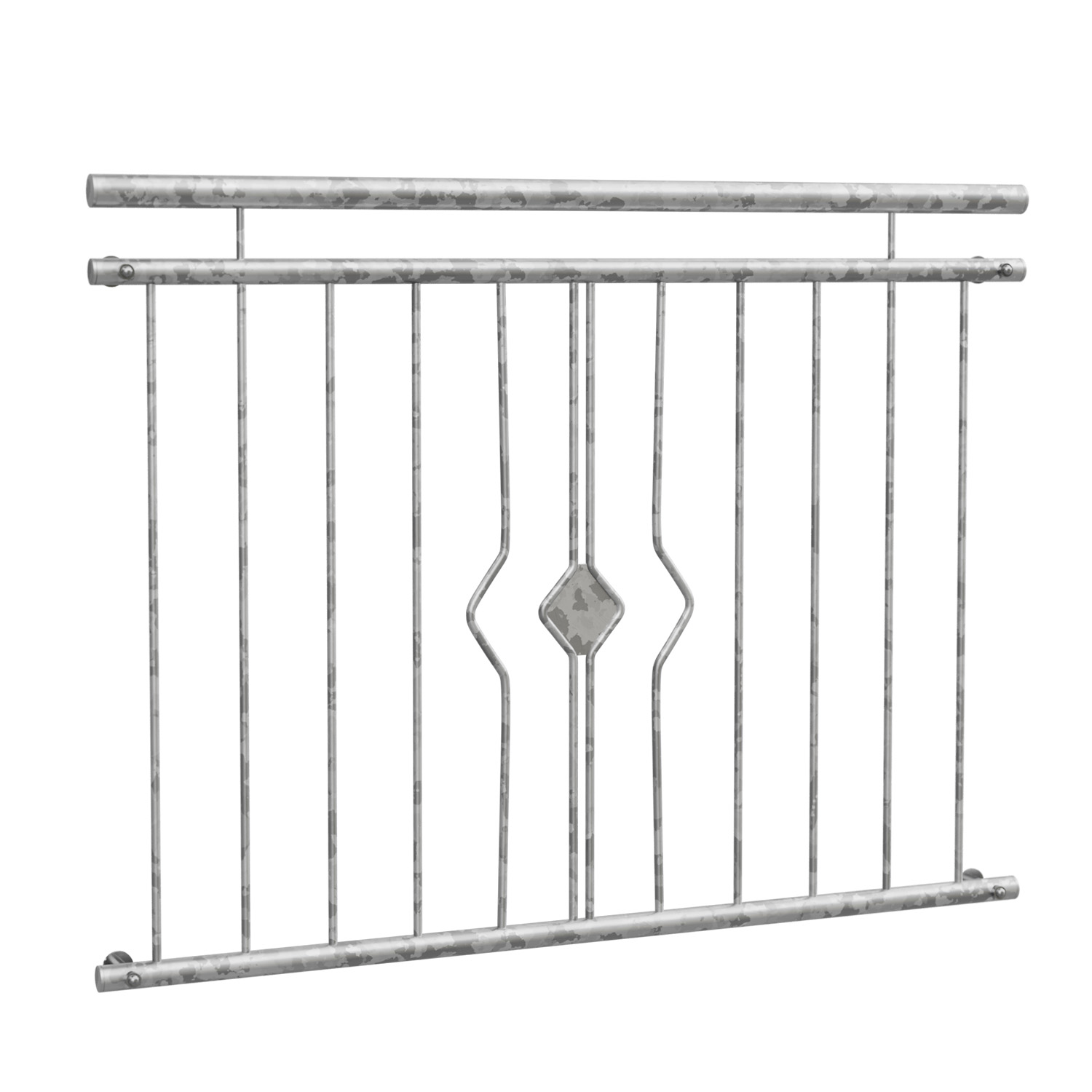 Frans balkon verzinkt Rhombus Ornament 