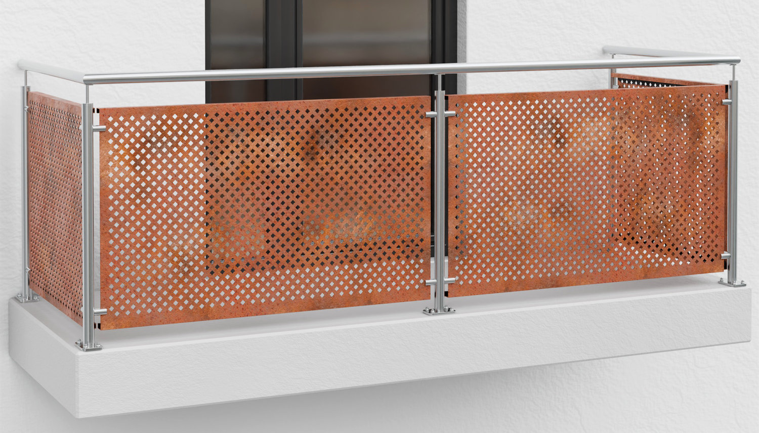 Cortenstaal Balkonbekleding QL DI VE