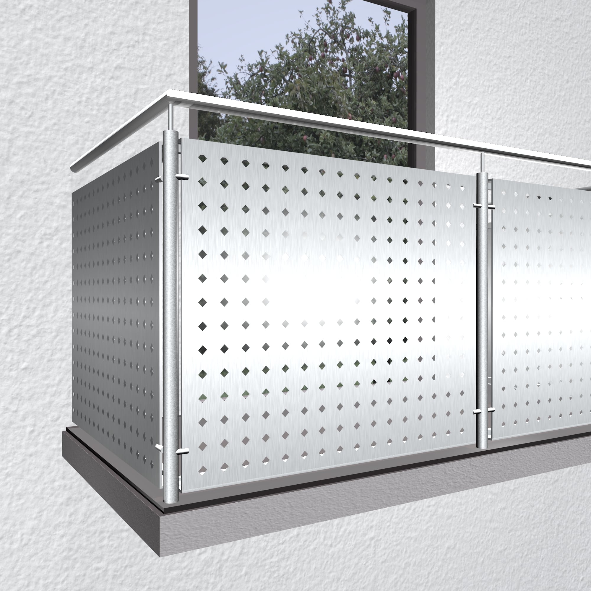 Balkonbekleding aluminium QL DI GE