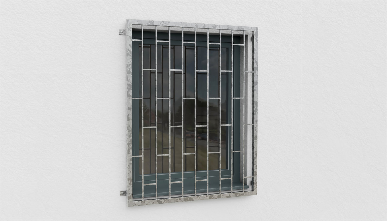 Verzinkt traliewerk Ladder