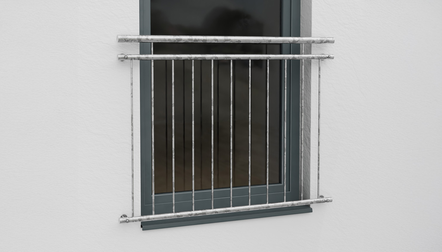 Frans balkon verzinkt Standaard