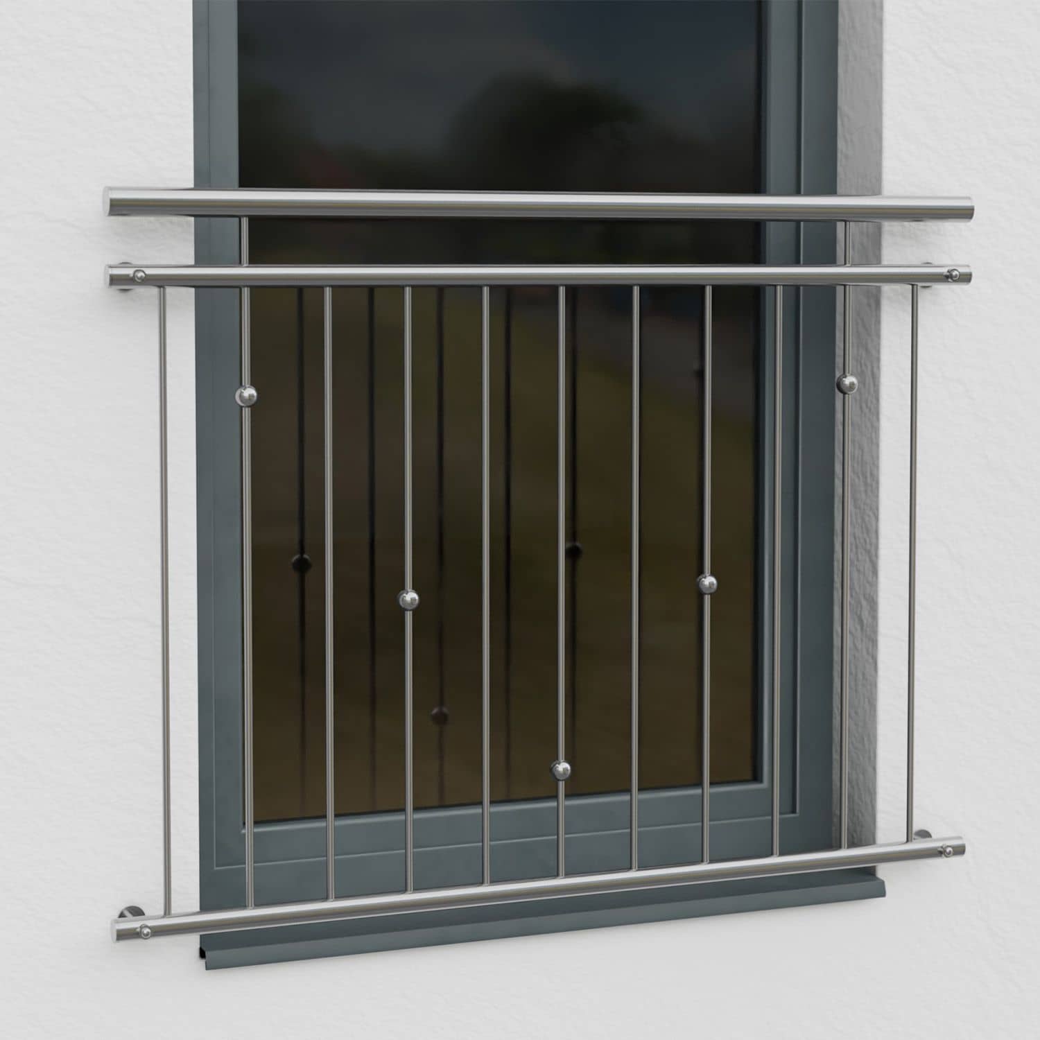 Frans Balkon roestvrijstalen V-Ballen