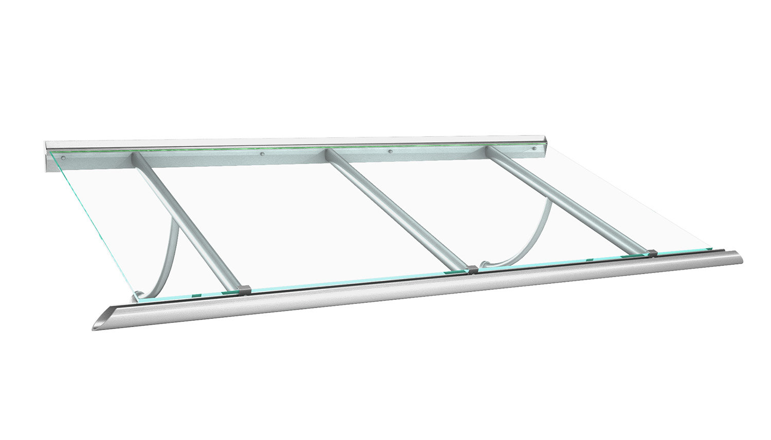 Vordach Aluminium Calypso VSG-Glas