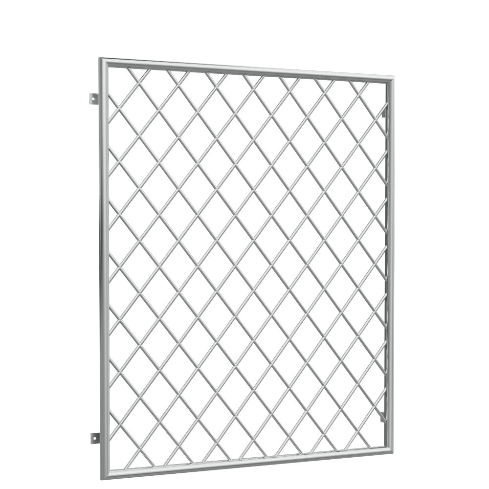 Traliewerk Roestvrij Staal Ruit Ronde Bar