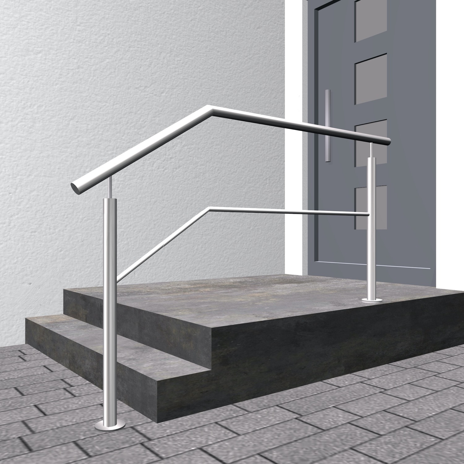 Roestvrijstalen trapbalustrade FS-CL 1-6 dwarsverbindingen 