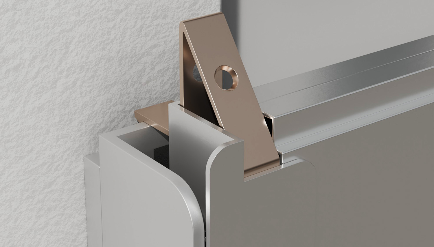 Mobile Wasserschutzwand aus Aluminium