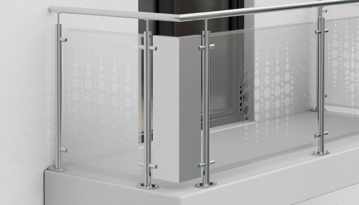 Hoekelement aluminium PE