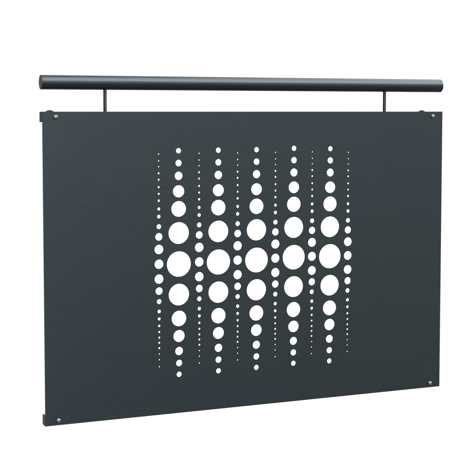 Frans Balkon Verzinkt Design Blad Kralen