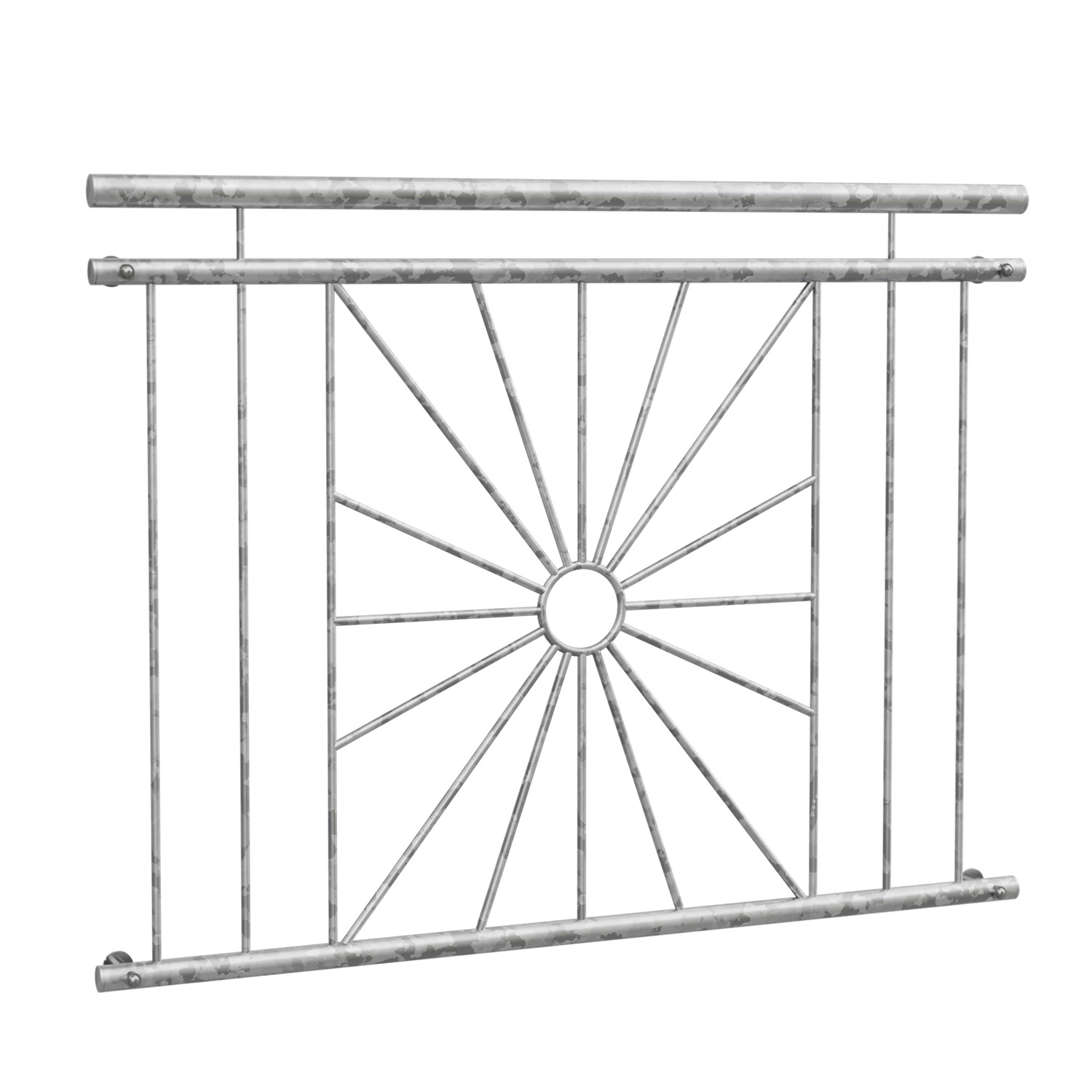 Frans balkon verzinkt Zonnecirkel 