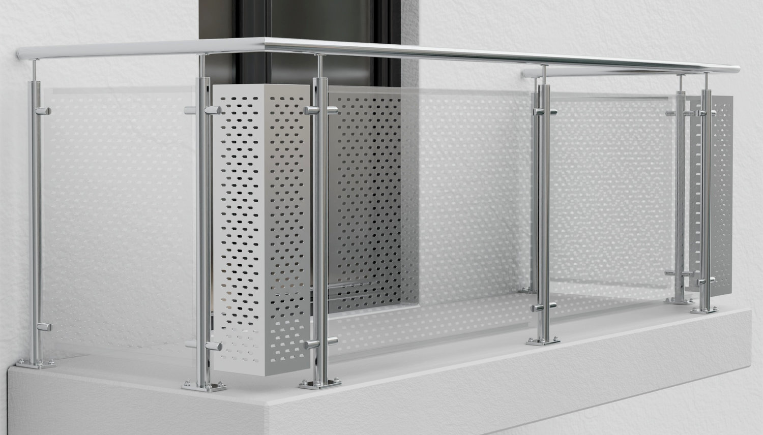 Hoekelement aluminium LL VE