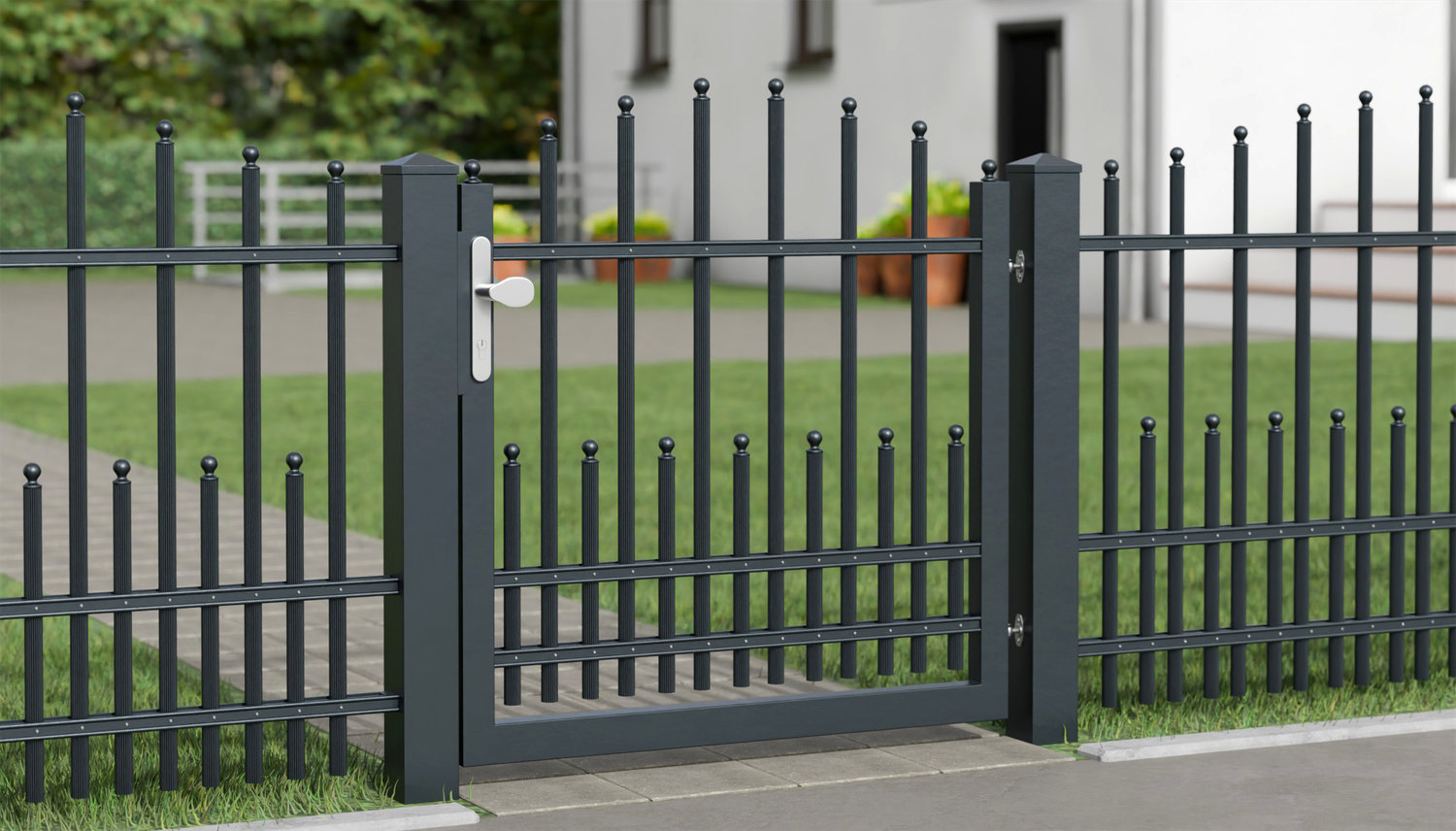 Tuindeur aluminium 1-vleugelig Palisades DPP Classic, OB