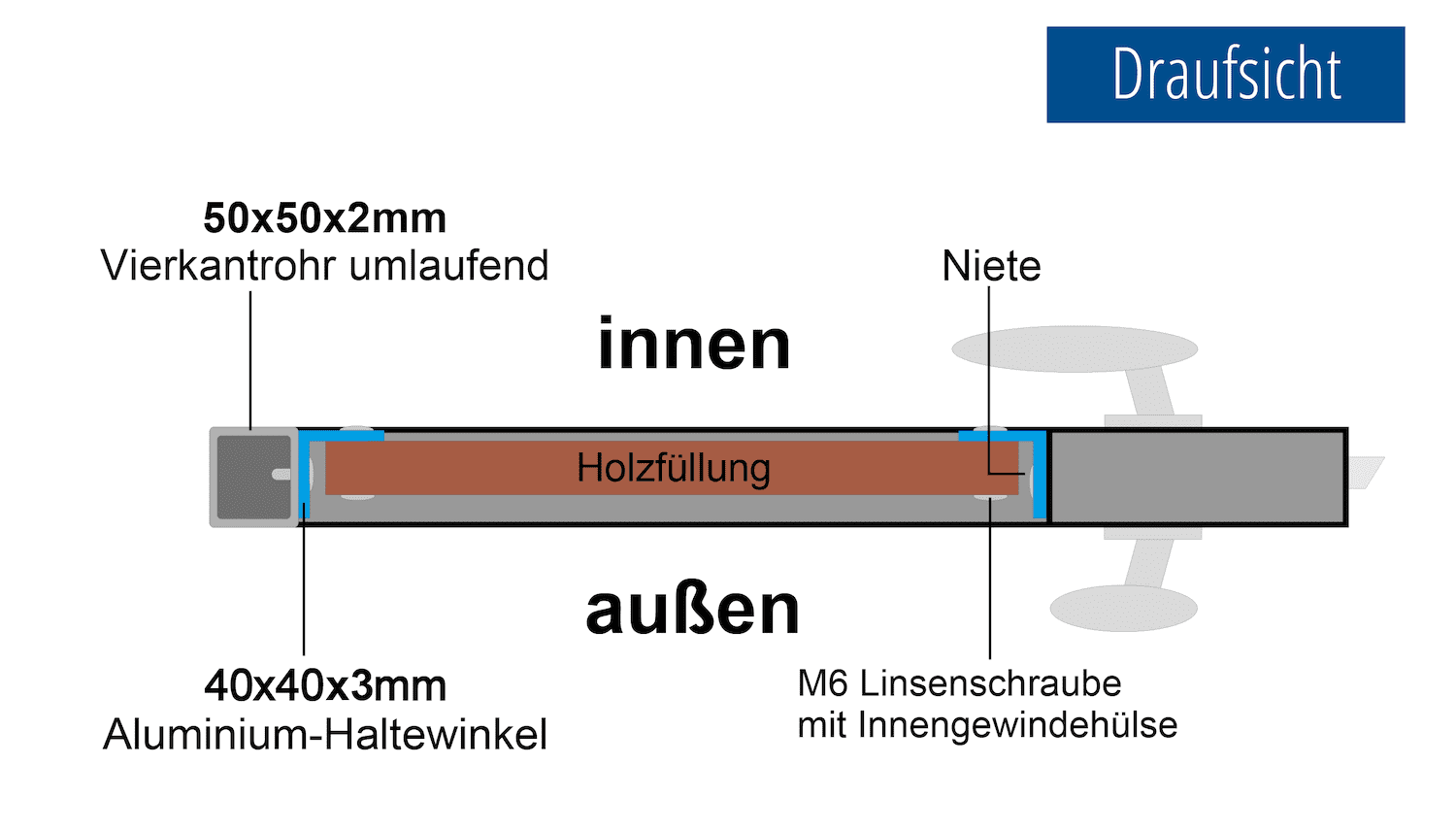 Tuindeur verzinkt 2-vleugelig HFW, GE, BK