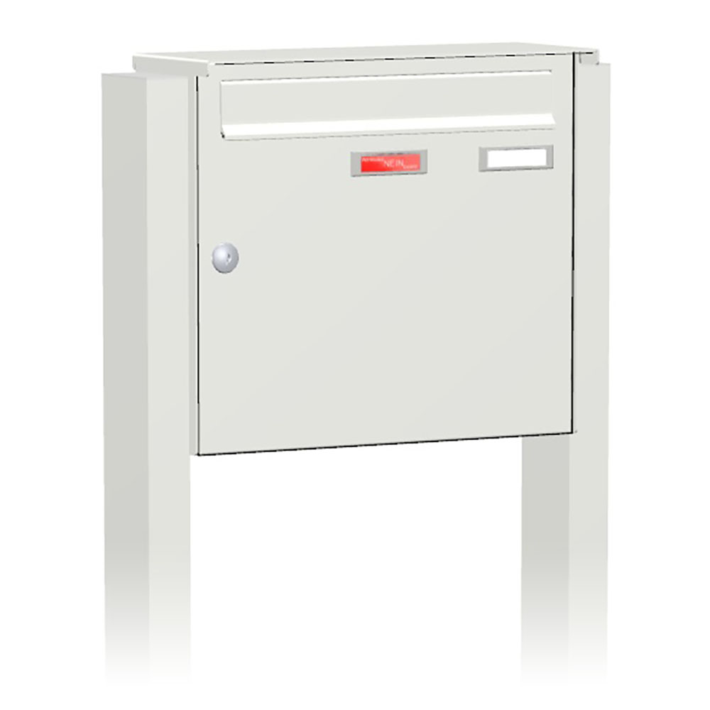 Briefkastenanlage | Freistehend | 1-fach | Senkrecht | Farbe