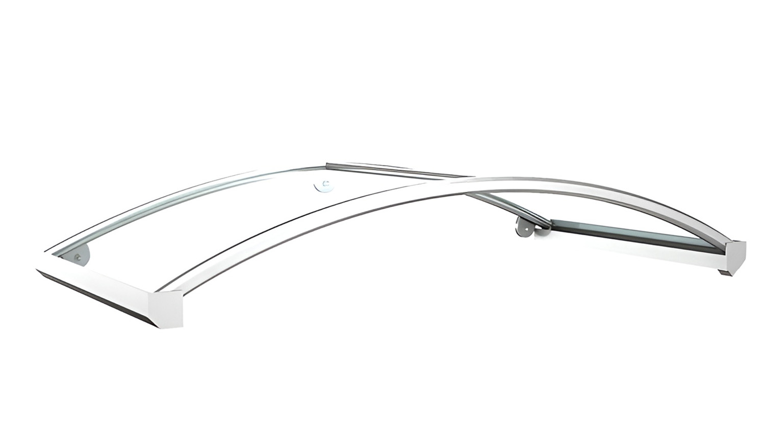 Vordach Aluminium Aargau Acrylglas