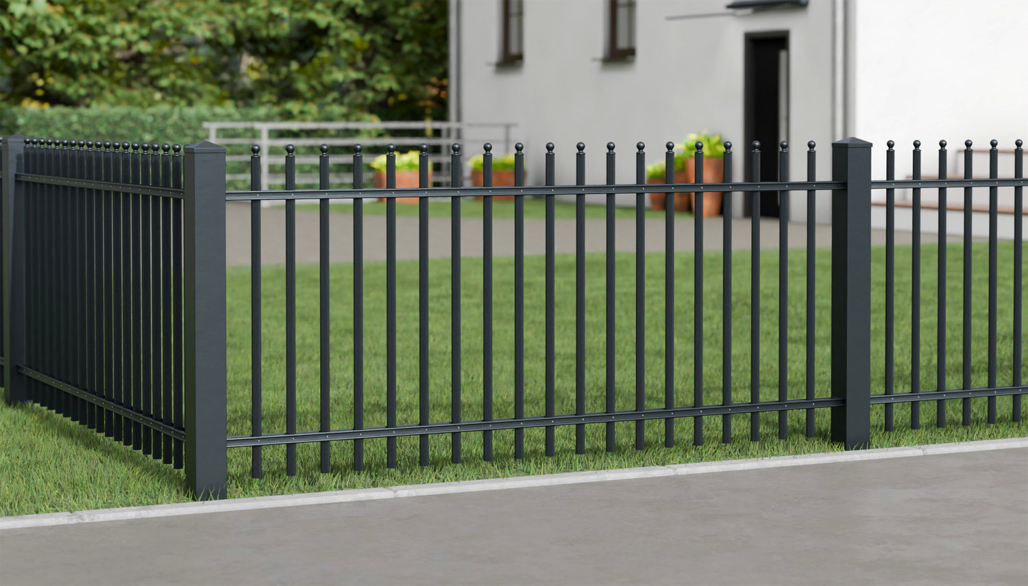 Tuinafscheiding aluminium Palisades Classic, GE