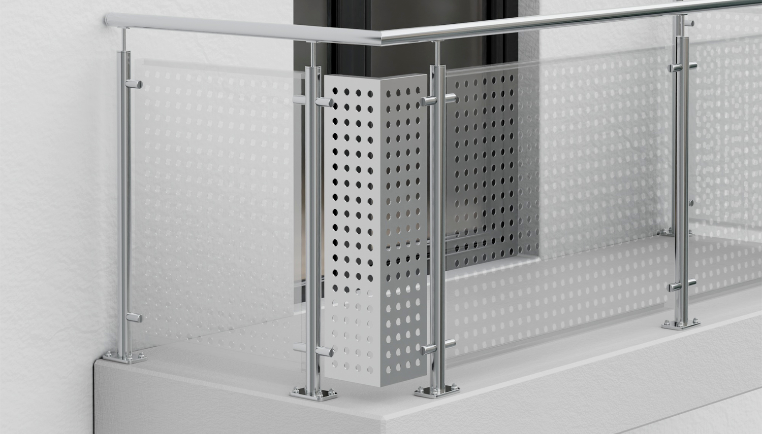 Hoekelement aluminium RL GE