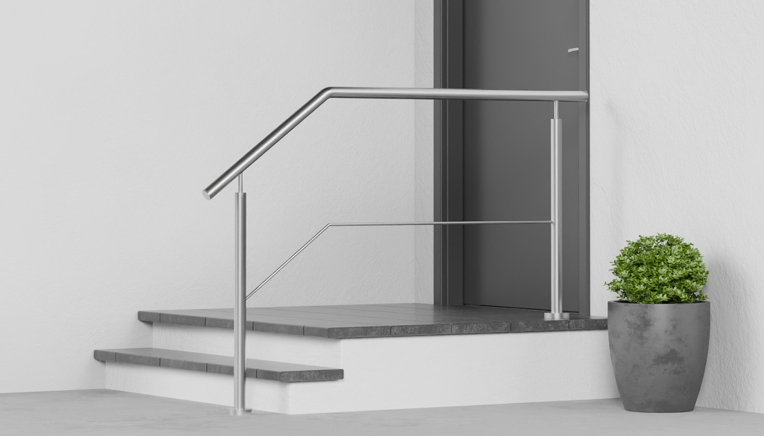 Roestvrijstalen trapbalustrade FS-CL 1-6 dwarsverbindingen 