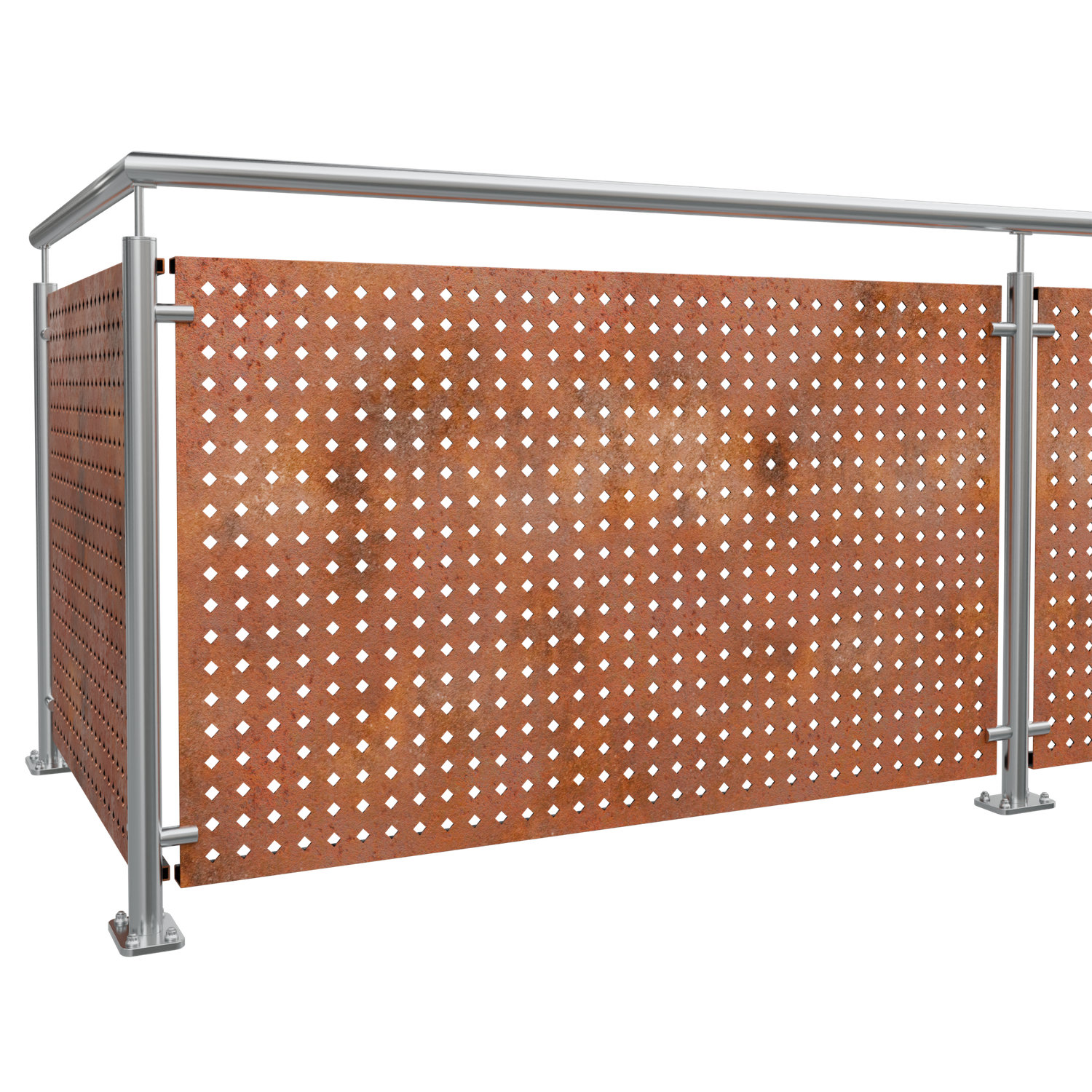Cortenstaal Balkonbekleding QL DI GE