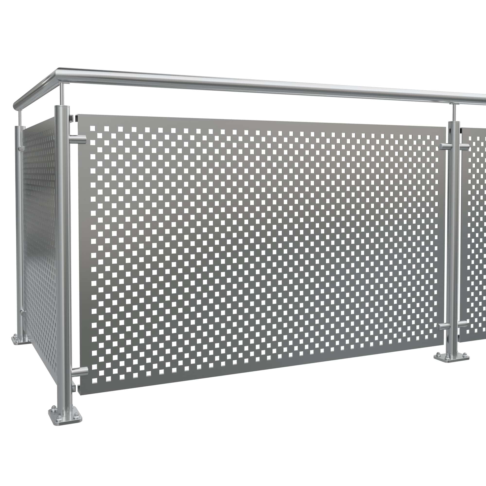 Balkonbekleding roestvrij staal QL VE