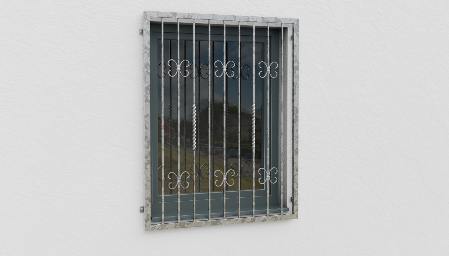 Verzinkt traliewerk Barok 