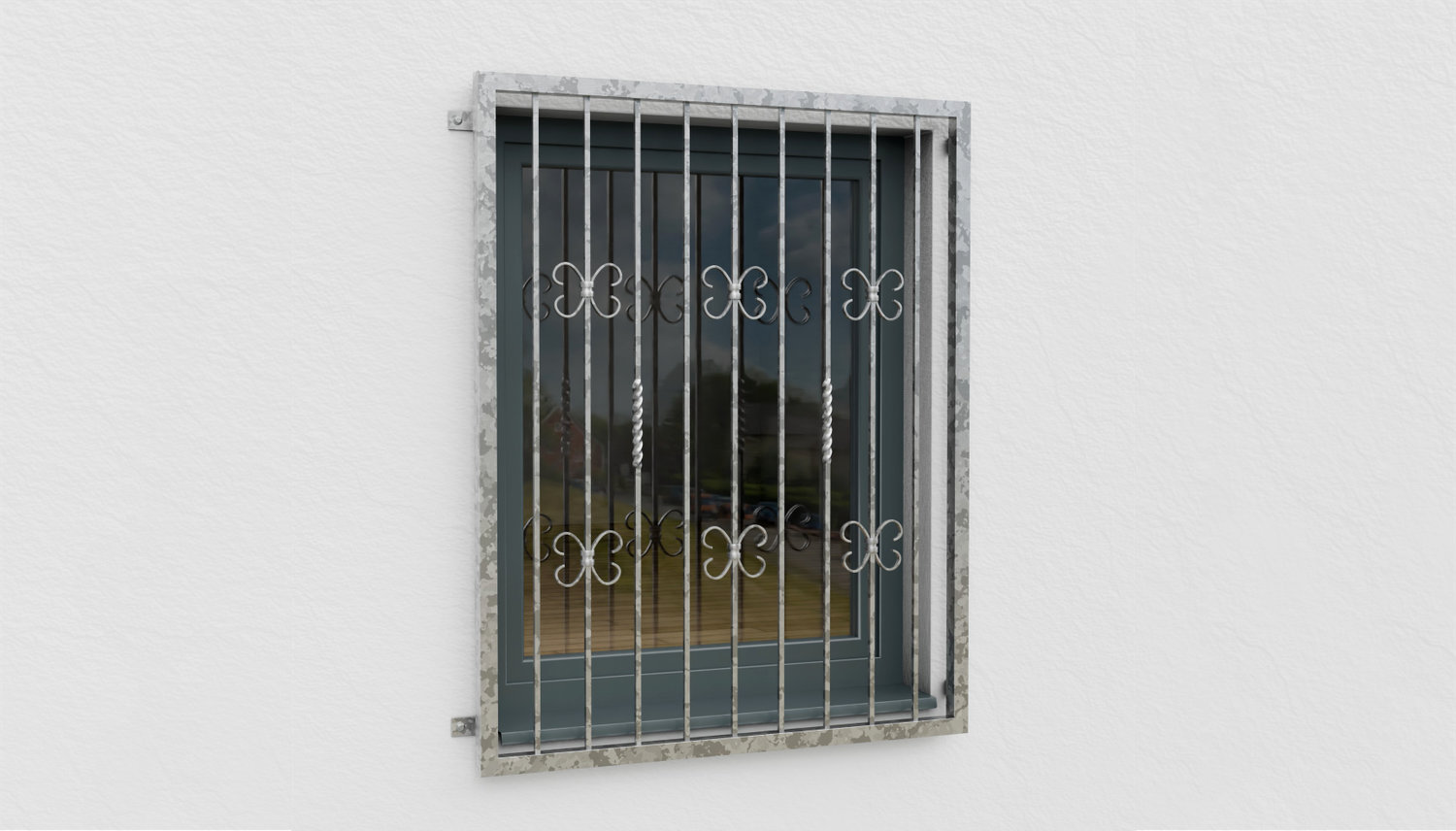 Verzinkt traliewerk Barok 