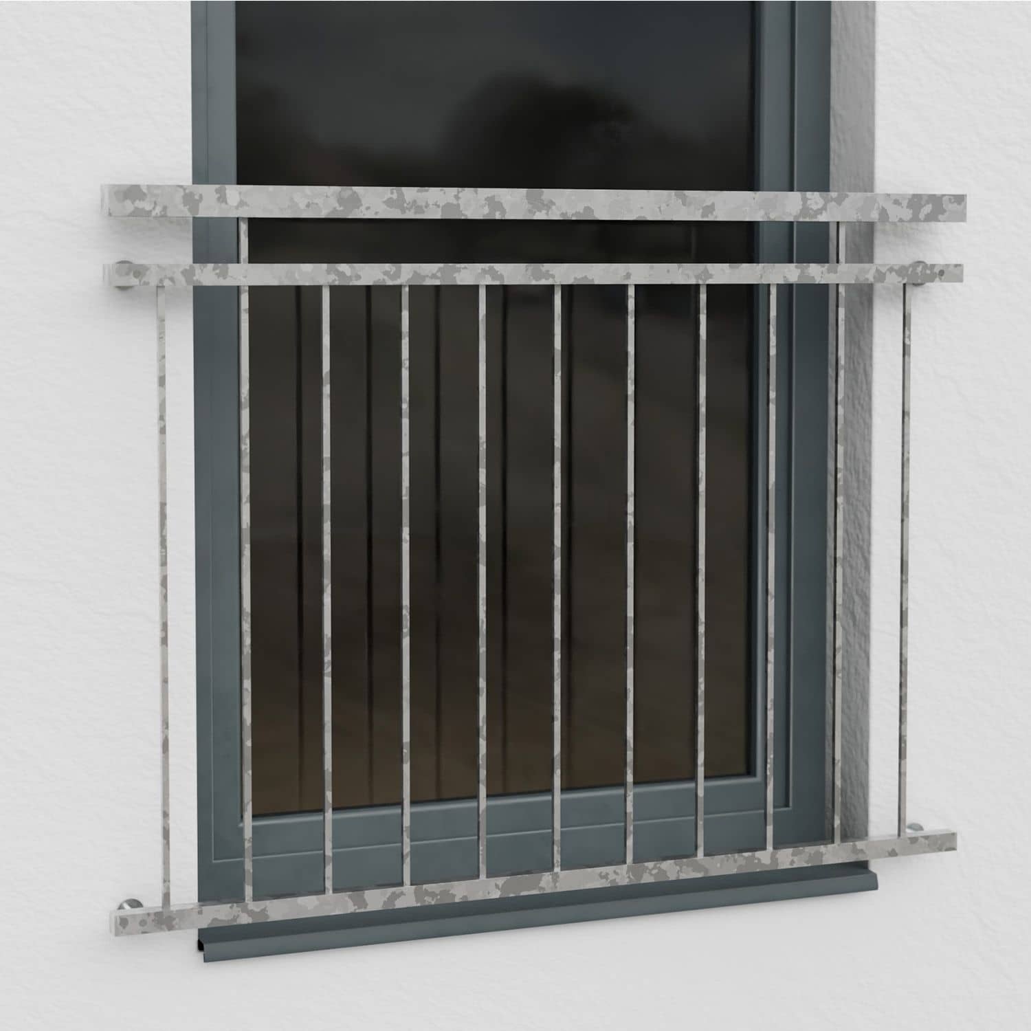 Frans balkon verzinkt Vierkant