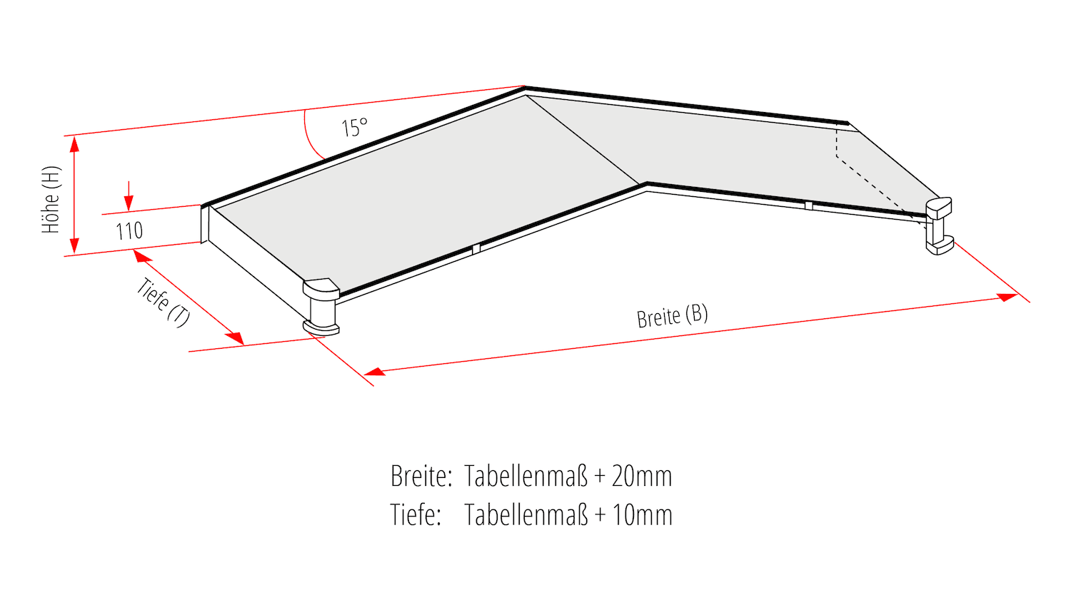 Aluminium luifel VES-MO