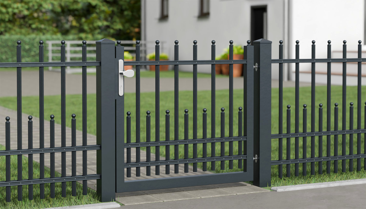 Tuindeur aluminium 1-vleugelig Palisades DPP Classic, GE