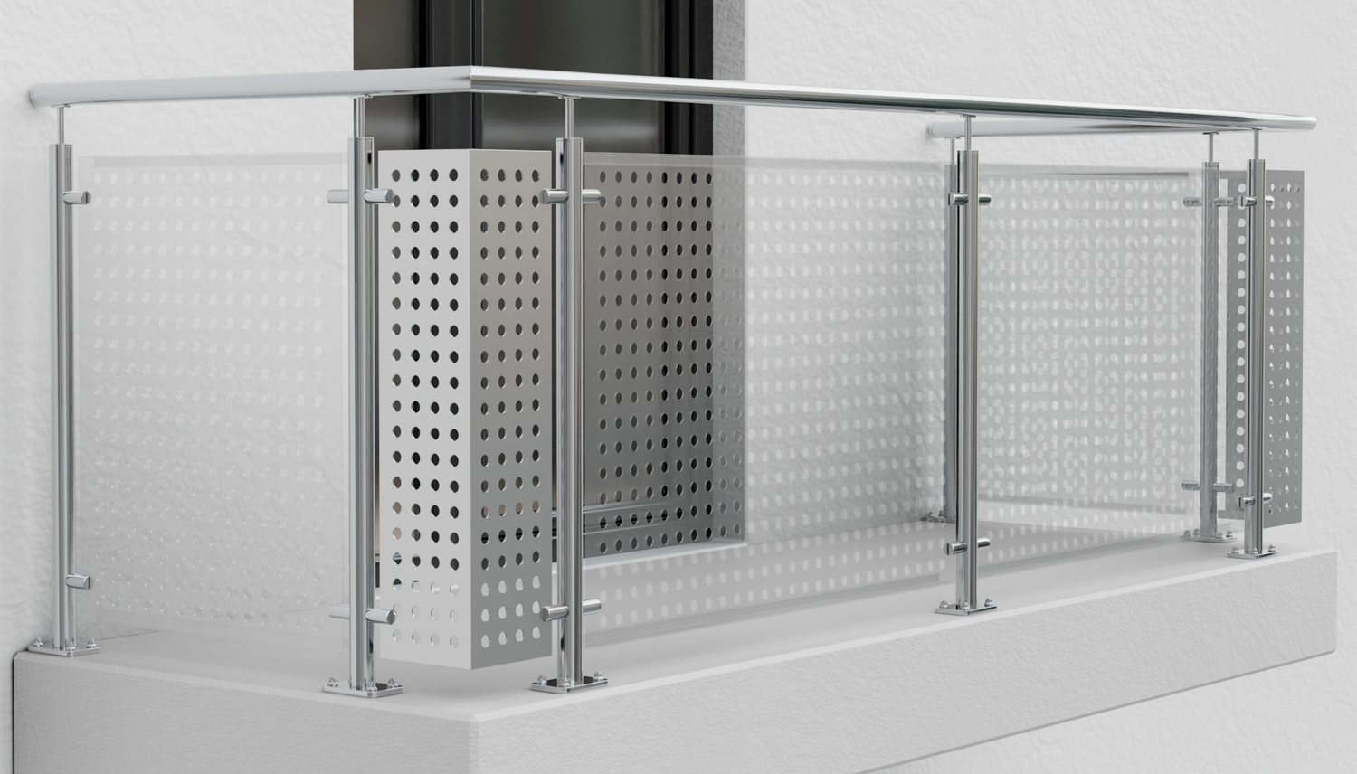 Hoekelement aluminium RL GE