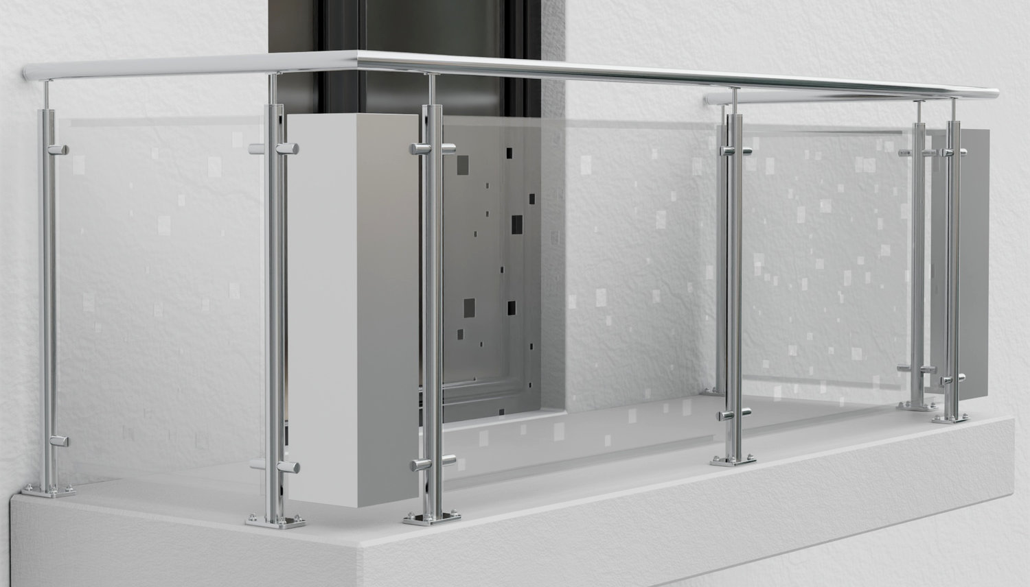 Hoekelement aluminium QE